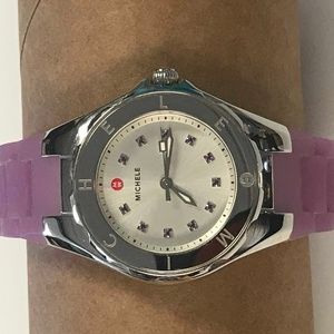 Michele Tahitian Jelly Bean Topaz PURPLE watch